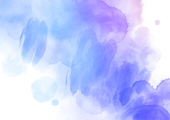 abstract watercolor background, violet colour palette, transparent background, png