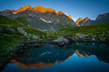 lake in the mountains