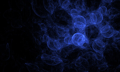 Abstract background with chaotic geometric pattern.