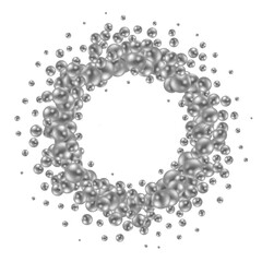 Colored pearls. Abstract vector background. eps 10