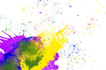 abstract background with colour splashes