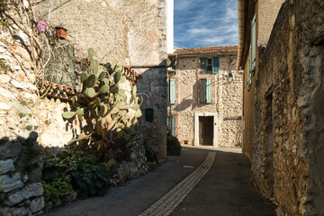 Fototapeta na wymiar Regusse (Gorges du Verdon) in the Provence-Alpes-Côte d'Azur region, France