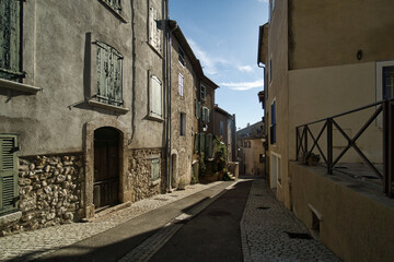 Fototapeta na wymiar Regusse (Gorges du Verdon) in the Provence-Alpes-Côte d'Azur region, France