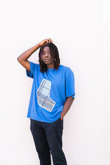 Portrait of a queer masculine black woman