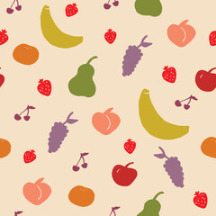 Colorful Fruits Pattern