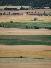 Obraz premium landscape with fields and hills