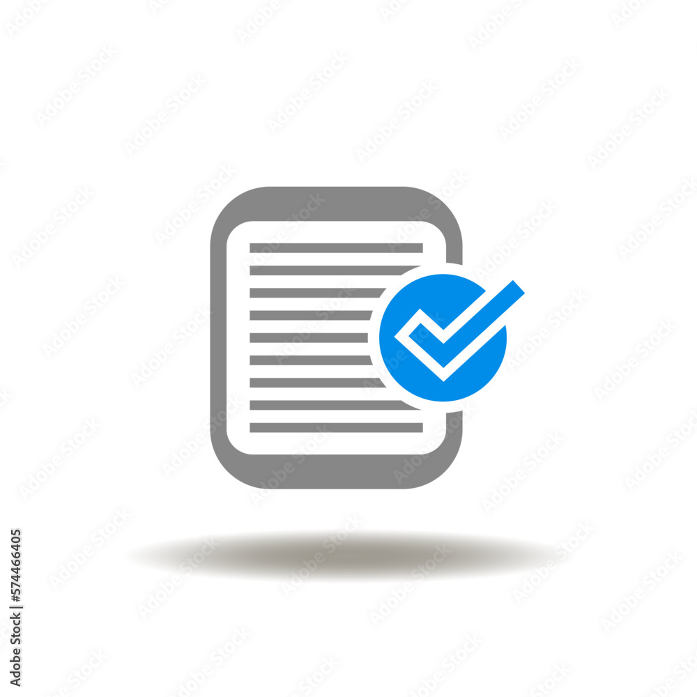 Poster vector illustration of checklist. symbol of compliance. icon of fast productivity checklist, posting