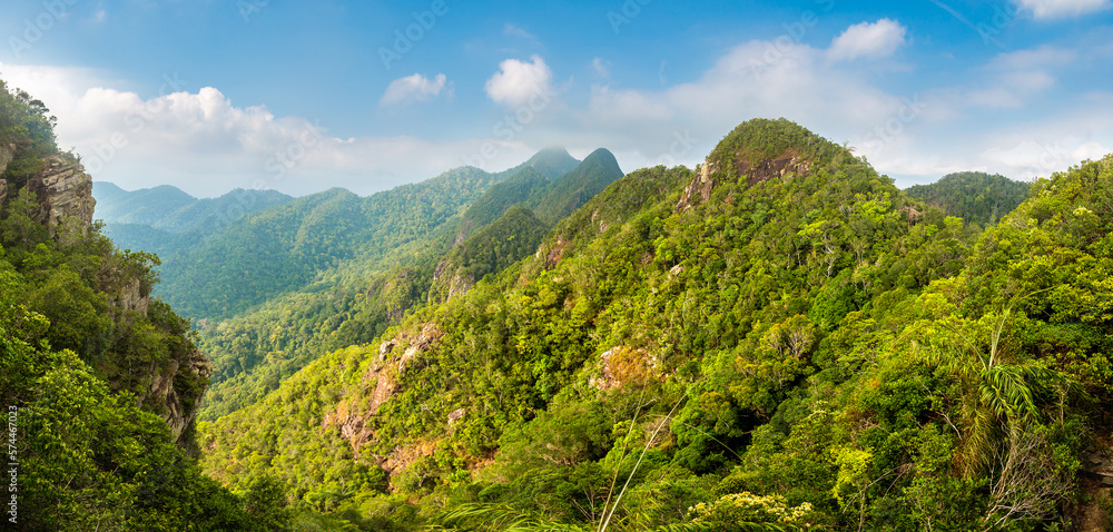 Sticker panorama of langkawi island