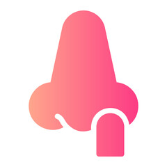 nose gradient icon