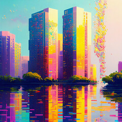 highrise cove, generative ai