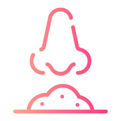 sniff gradient icon