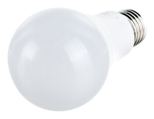 light bulb on white background