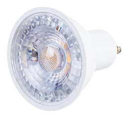 light bulb on white background