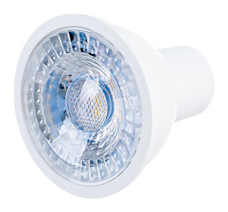 light bulb on white background