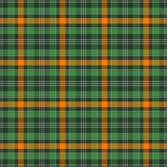 St. Patrick day plaid tartan