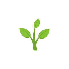Ecology protection icon. Vector illustration on a white background.