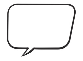 手書き風のシンプルな吹き出し
