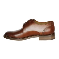 Classic Brown Derby Dress Shoe Isolated on White Background Created with Generative AI and Other Techniques