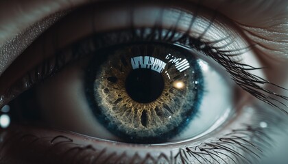 Human Eye Detailed Down to the Finest Detail Generated by AI