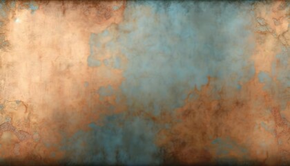 Мetal grunge background with patina and rust 