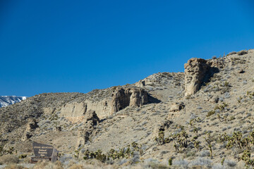 Fototapeta na wymiar Spring Mountain National Recreation Area, Nevada