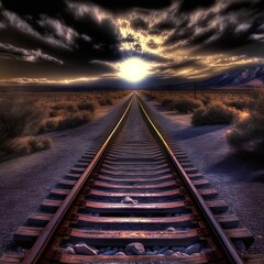 Obraz premium Representation of the Human Being Creating and Objectifying His Future Generated by AI