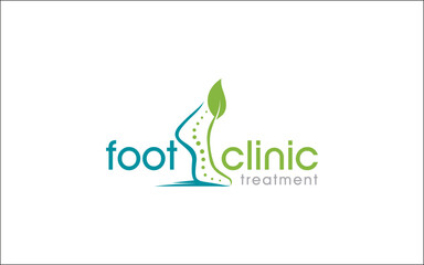 Illustration graphic vector of footcare medical treatment company or clinic logo design template