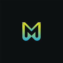 LETTER M logo Vector