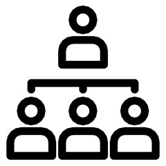 This a Bussines Icons Outline Black Style