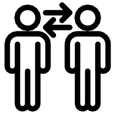 This a Bussines Icons Outline Black Style