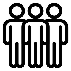 This a Bussines Icons Outline Black Style