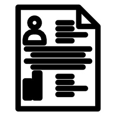 This a Bussines Icons Outline Black Style