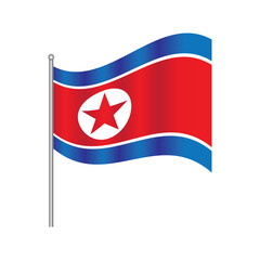 North korea flag images