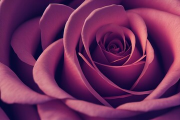 Fototapeta na wymiar Vintage minimal retro concept of fresh red rose as symbol of love. An elegant rose on a dark background. Illustration, Generative AI