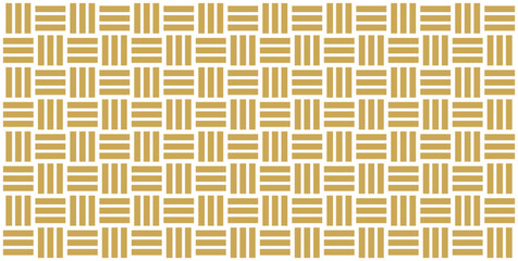 Fototapeta premium 三崩し 和柄 伝統紋様 シームレスパターン ベクターイラスト