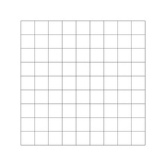 Square grid stroke line elements