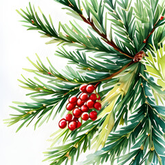 Fototapeta premium Holly and Pine