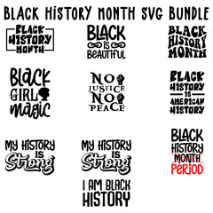 Black History Month SVG Huge Bundle