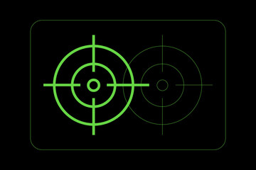 two target with bullet holes