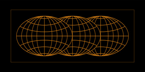 Three global symbols for urban fashion design element