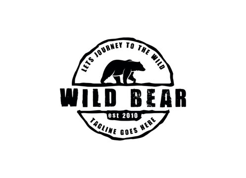 Bear logo design for your projects