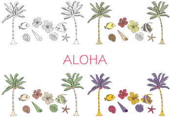 Hawaii Illustrations