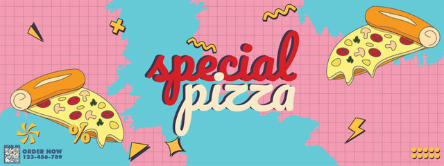 SOCIAL MEDIA POSTER AND BANNER PIZZA TIME