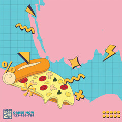 SOCIAL MEDIA POSTER AND BANNER PIZZA TIME