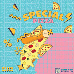SOCIAL MEDIA POSTER AND BANNER PIZZA TIME