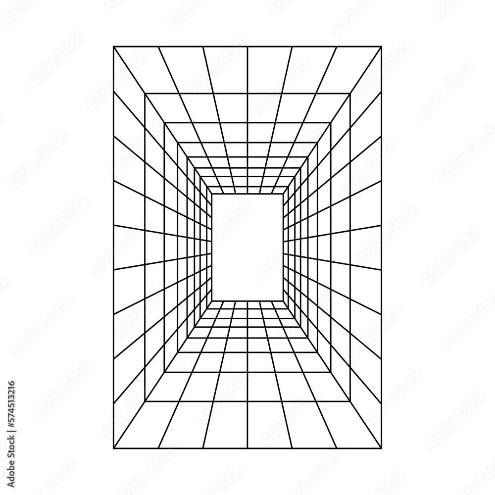 Poster rectangle wireframe element