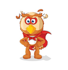 owl heroes vector. cartoon character