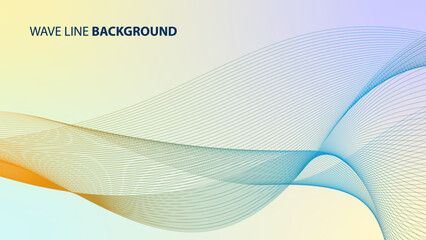 Wave Line Background
