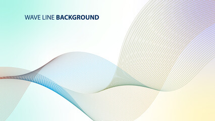 Wave Line Background
