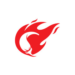 Fototapeta premium Hot chili logo images